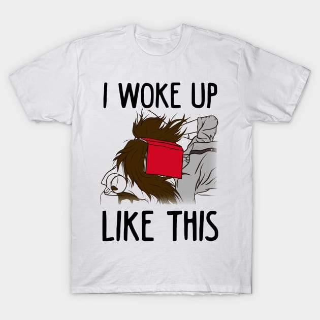 Loving Books. Reading All Night. T-Shirt by KsuAnn